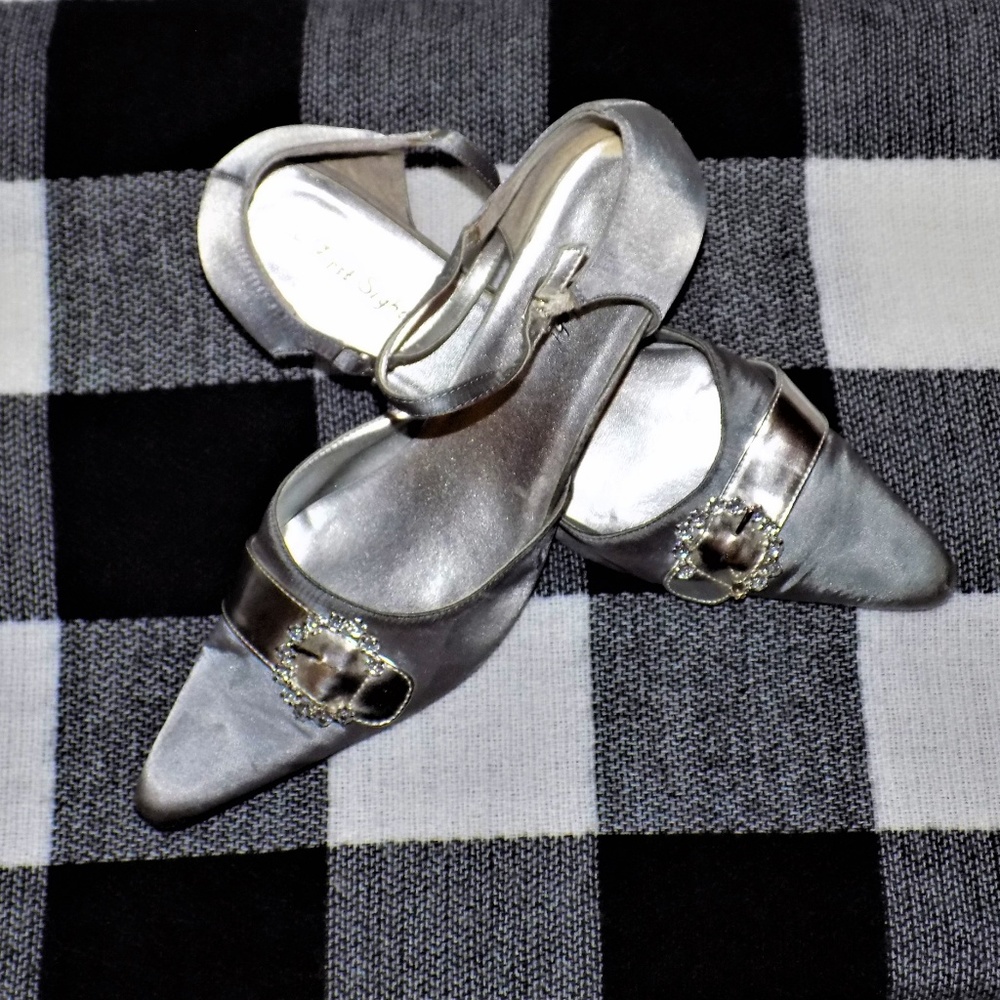 Grey First Sight Buckle Heels